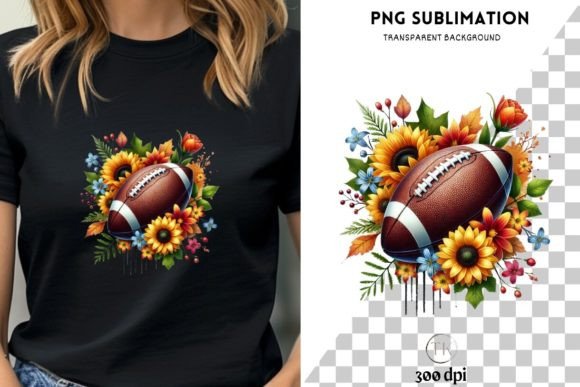 Autumn Football Flowers: Fresh Graphics & Illustrations