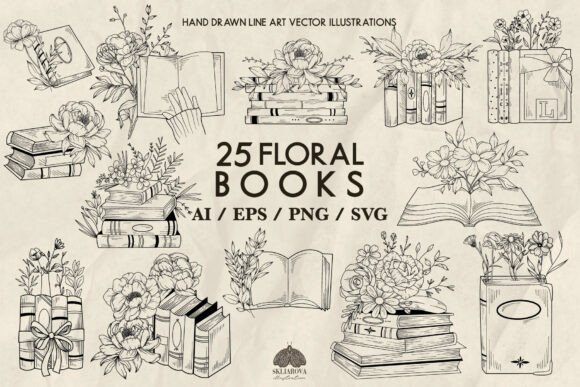 Books and Flowers: Graphics & Illustrations Review