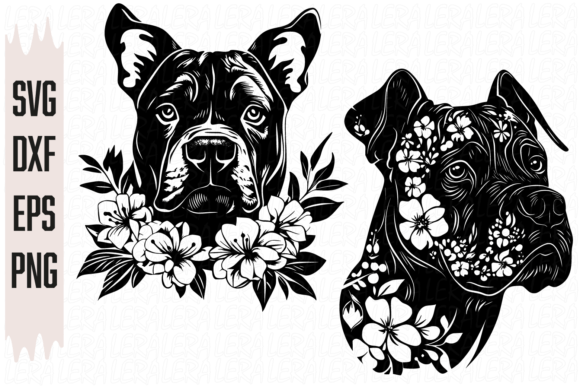 Cane Corso Dog Flowers: A Designer's Review for Embroidery