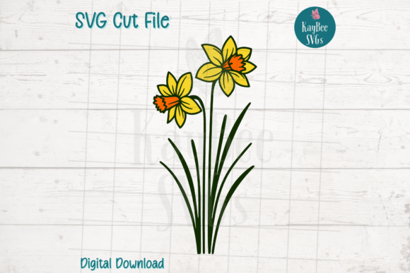 Daffodil Flowers SVG Cut File: A Designer's Review