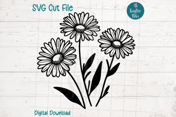 Daisy Flowers SVG: Fresh Graphics for Crafts