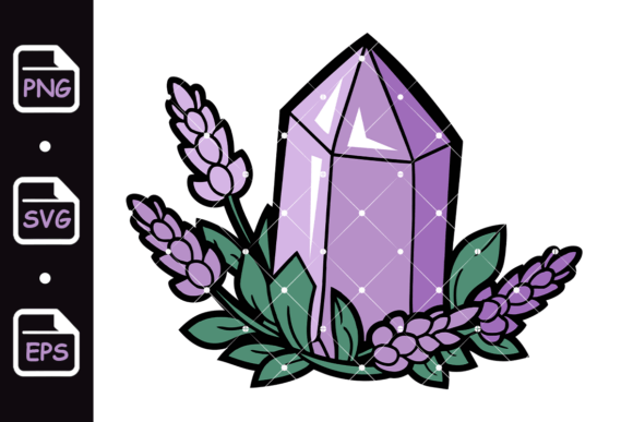 Purple Crystal with Lavender Flowers: A Designer's Review
