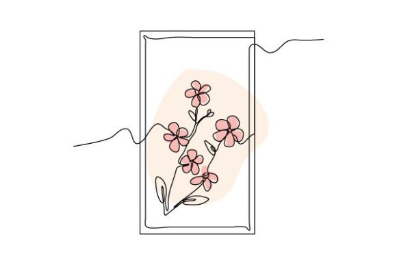 Red Flowers Graphics: Elegant Illustrations for Crafters