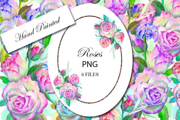 Review: Watercolor Roses Sublimation PNG for Embroidery