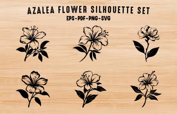Reviewing Azalea Flowers SVG Silhouettes for Embroidery