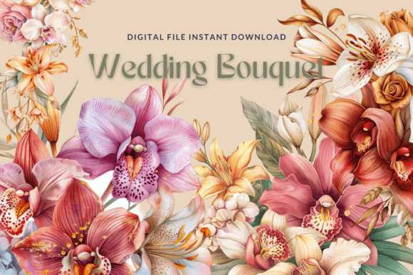 Watercolor Roses Clipart: Graphics & Illustrations